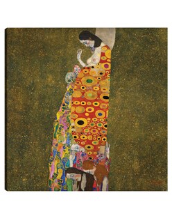Foto 1 | Cuadro Decorativo - Esperanza, Ii (1907 - 1908)- Gustav Klimt - Fotografía - 105x105 - Impresión En Lienzo - Fine Art