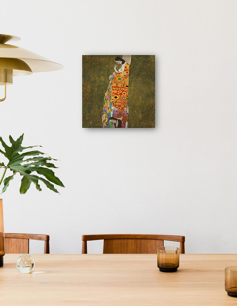 Foto 5 pulgar | Cuadro Decorativo - Esperanza, Ii (1907 - 1908)- Gustav Klimt - Fotografía - 105x105 - Impresión En Lienzo - Fine Art