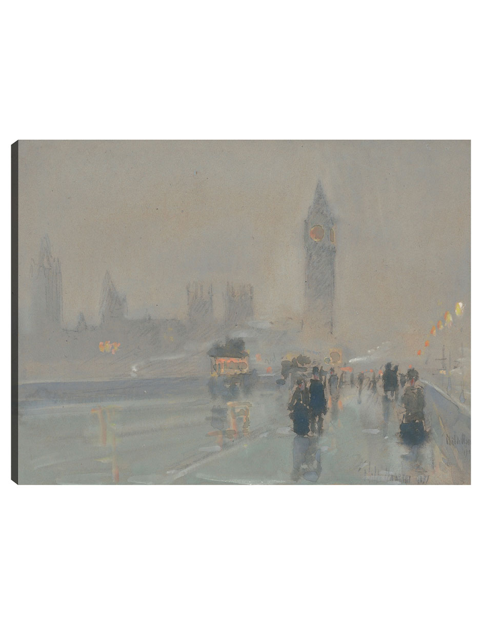 Cuadro Decorativo - Gran Ben, 1897 Y 1907- Childe Hassam - Ciudades - 46x61 - Impresión En Lienzo - Fine Art Tj