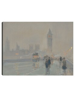 Foto 1 | Cuadro Decorativo - Gran Ben, 1897 Y 1907- Childe Hassam - Ciudades - 46x61 - Impresión En Lienzo - Fine Art Tj
