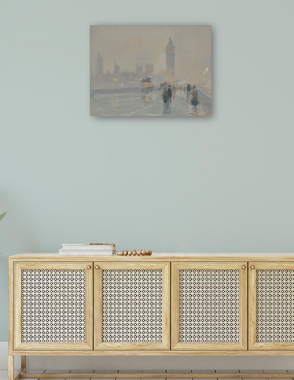 Foto 5 pulgar | Cuadro Decorativo - Gran Ben, 1897 Y 1907- Childe Hassam - Ciudades - 46x61 - Impresión En Lienzo - Fine Art Tj