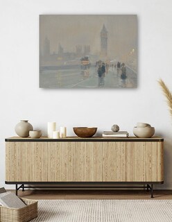 Foto 5 | Cuadro Decorativo - Gran Ben, 1897 Y 1907- Childe Hassam - Ciudades - 46x61 - Impresión En Lienzo - Fine Art Tj