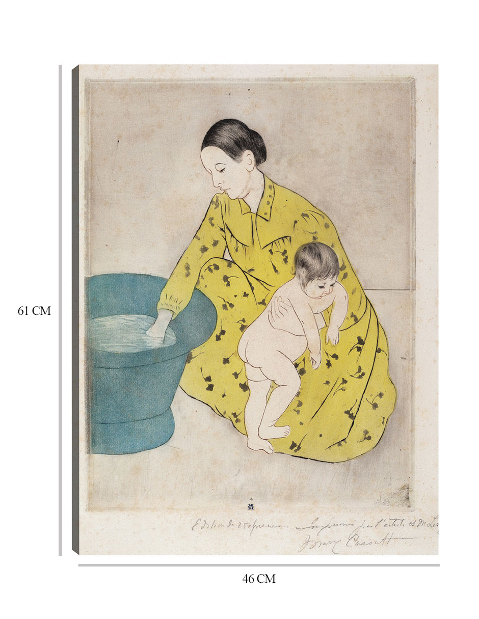Foto 6 | Cuadro Decorativo - El Baño (1890-1891)- Mary Cassatt - Fotografía - 46x61 - Impresión En Lienzo - Fine Art Tj