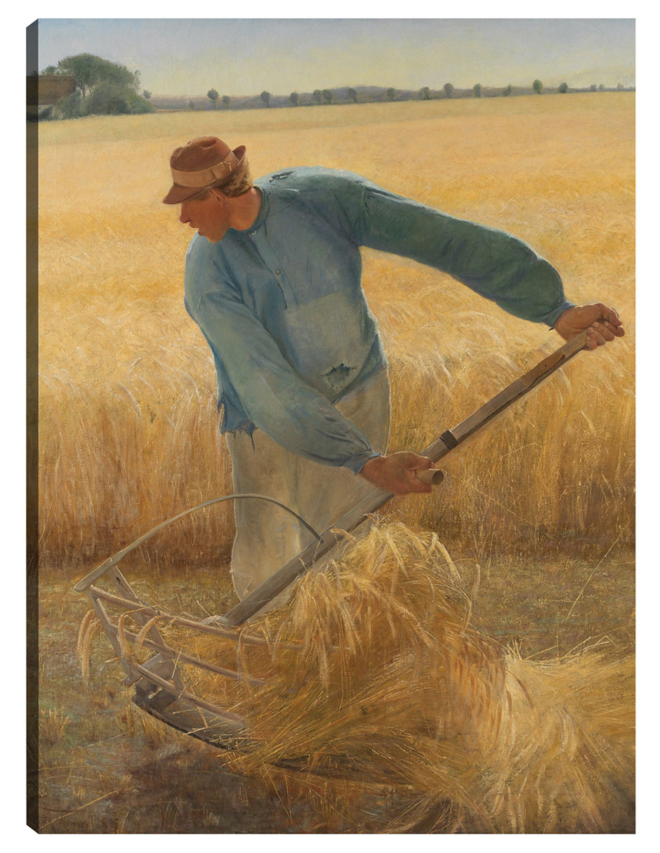 Cuadro Decorativo - Cosecha- Laurits Andersen Ring - Fotografía - 69x92 - Impresión En Lienzo - Fine Art Tj