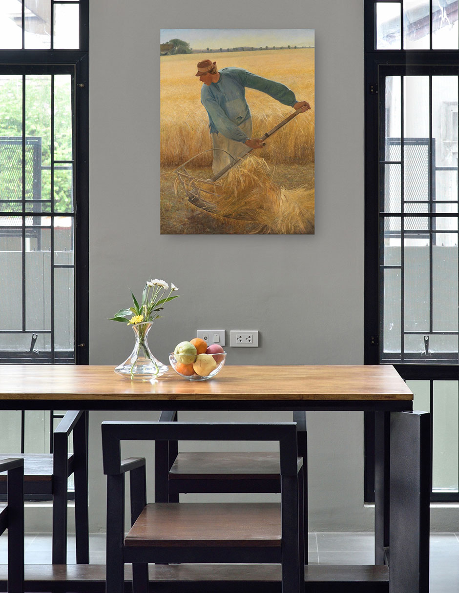 Foto 5 pulgar | Cuadro Decorativo - Cosecha- Laurits Andersen Ring - Fotografía - 69x92 - Impresión En Lienzo - Fine Art Tj