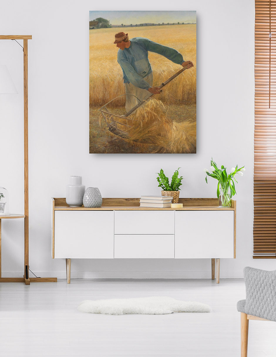 Foto 5 | Cuadro Decorativo - Cosecha- Laurits Andersen Ring - Fotografía - 69x92 - Impresión En Lienzo - Fine Art Tj