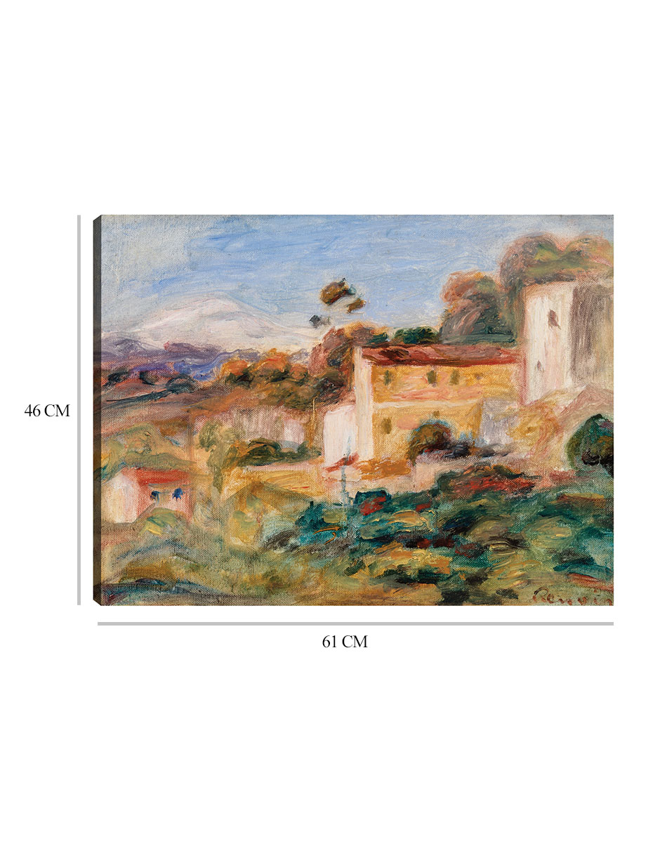 Foto 7 pulgar | Cuadro Decorativo - Paisaje (paysage) (1911)- Pierre-auguste Renoir  - Religión - 46x61 - Impresión En Lienzo - Fi