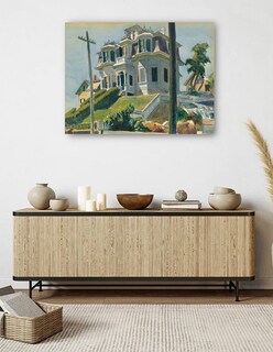 Foto 5 | Cuadro Decorativo - La Casa De Haskel- Edward Hopper - Religión - 28x36 - Impresión En Lienzo - Fine Art Tj