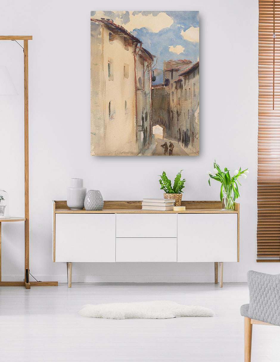 Foto 6 pulgar | Cuadro Decorativo - Camprodón, España (c. 1892)- John Singer Sargent - Ciudades - 46x61 - Impresión En Lienzo - Fi