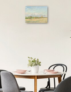Foto 2 | Cuadro Decorativo - Paisaje, Isla De Francia- Camille Pissarro - Religión - 46x61 - Impresión En Lienzo - Fine Art Tj