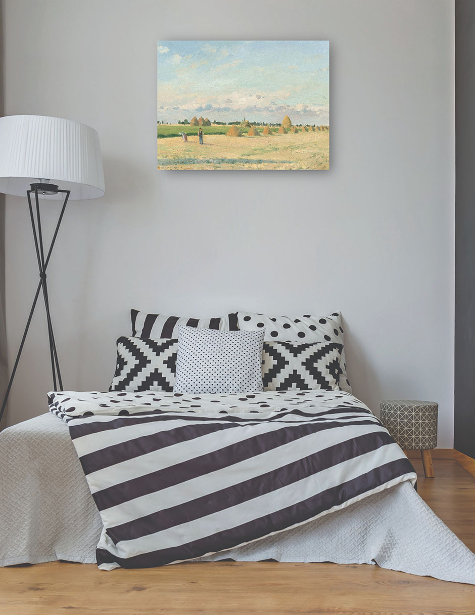 Foto 4 pulgar | Cuadro Decorativo - Paisaje, Isla De Francia- Camille Pissarro - Religión - 46x61 - Impresión En Lienzo - Fine Art Tj