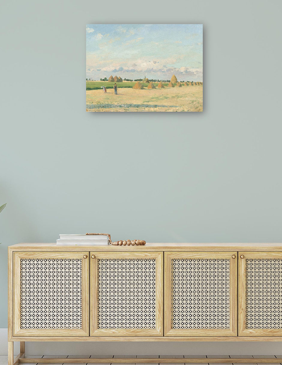 Foto 5 pulgar | Cuadro Decorativo - Paisaje, Isla De Francia- Camille Pissarro - Religión - 46x61 - Impresión En Lienzo - Fine Art Tj