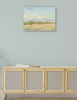 Foto 4 | Cuadro Decorativo - Paisaje, Isla De Francia- Camille Pissarro - Religión - 46x61 - Impresión En Lienzo - Fine Art Tj