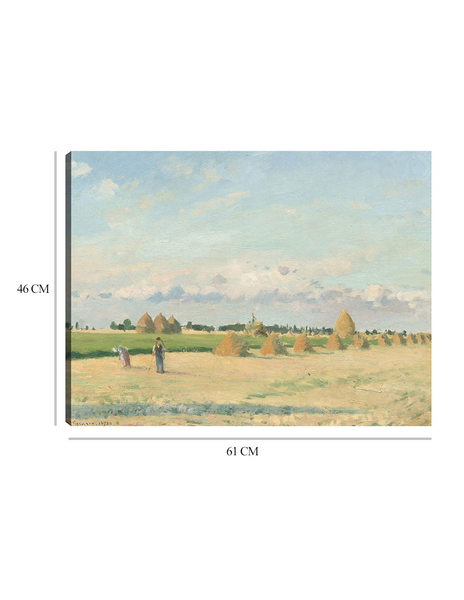 Foto 7 pulgar | Cuadro Decorativo - Paisaje, Isla De Francia- Camille Pissarro - Religión - 46x61 - Impresión En Lienzo - Fine Art Tj