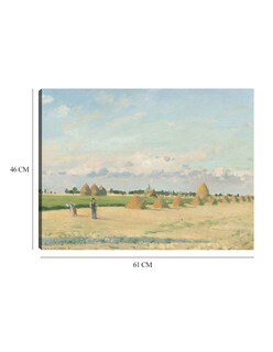 Foto 6 | Cuadro Decorativo - Paisaje, Isla De Francia- Camille Pissarro - Religión - 46x61 - Impresión En Lienzo - Fine Art Tj