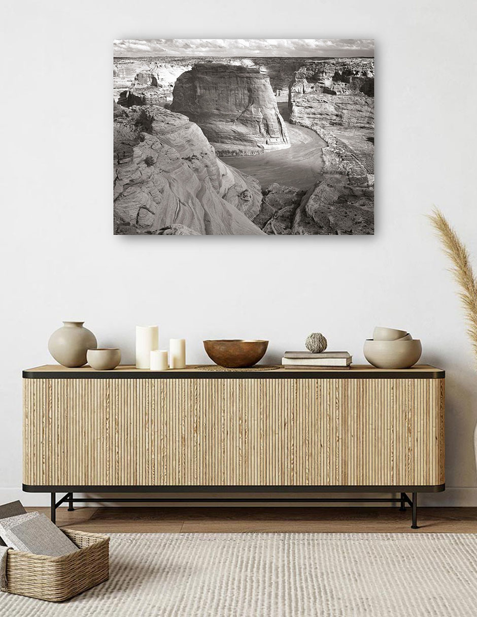 Foto 6 pulgar | Cuadro Decorativo - Cañón De Chelly- Ansel Adams - Religión - 46x61 - Impresión En Lienzo - Fine Art Tj