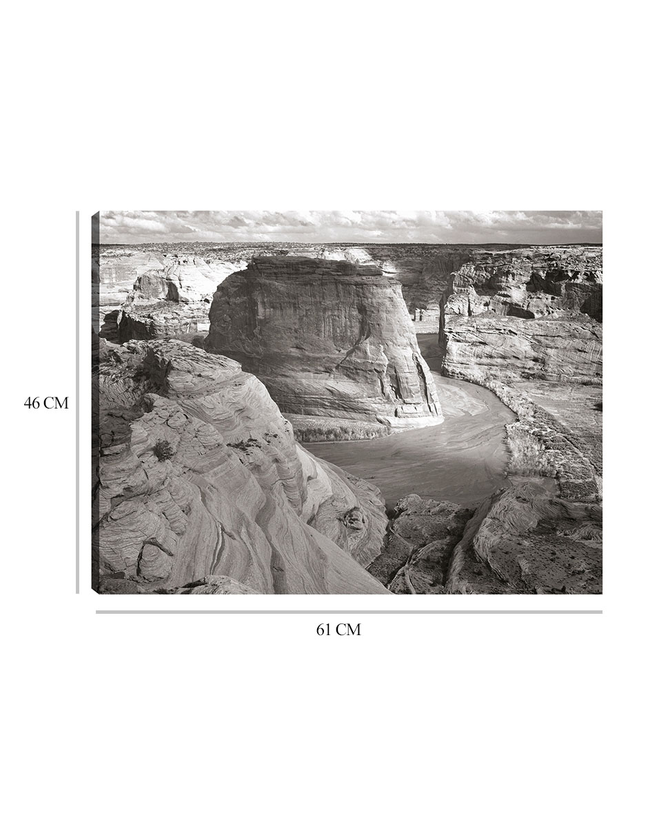 Foto 6 | Cuadro Decorativo - Cañón De Chelly- Ansel Adams - Religión - 46x61 - Impresión En Lienzo - Fine Art Tj