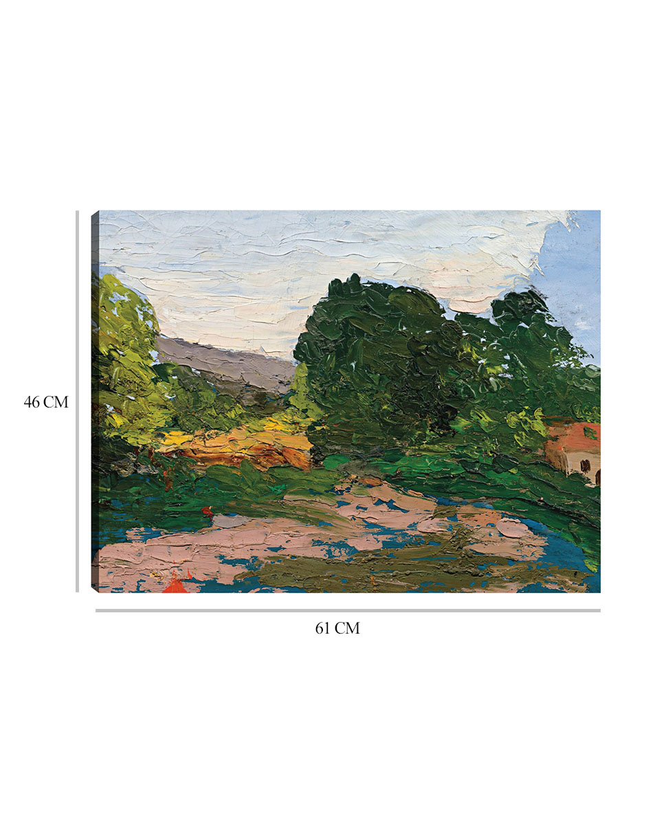 Foto 7 pulgar | Cuadro Decorativo - Paysage Du Midi (hacia 1865)- Paul Cézanne - Religión - 46x61 - Impresión En Lienzo - Fine Art Tj