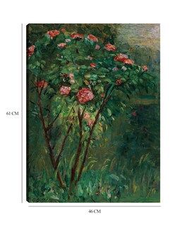 Foto 6 | Cuadro Decorativo - El Rosal En Flor (c. 1884-1885)- Gustave Caillebotte - Floral - 46x61 - Impresión En Lienzo -