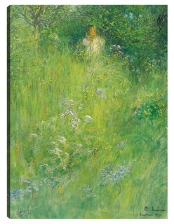 Foto 1 | Cuadro Decorativo - Un Hada (kersti En El Prado) (1899)- Carl Larsson - Fotografía - 46x61 - Impresión En Lienzo