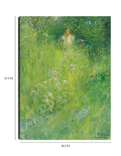 Foto 6 | Cuadro Decorativo - Un Hada (kersti En El Prado) (1899)- Carl Larsson - Fotografía - 46x61 - Impresión En Lienzo
