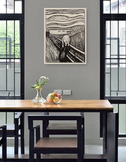 Foto 4 | Cuadro Decorativo - El Grito (1895) Ii- Edvard Munch - Abstracto - 77x102 - Impresión En Lienzo - Fine Art Tj