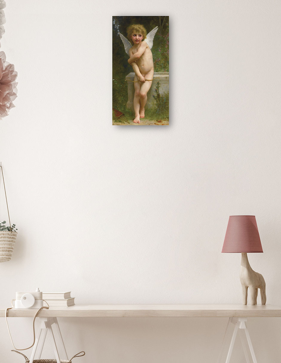 Foto 4 pulgar | Cuadro Decorativo - Amor Picado (1894)- William Bouguereau - Religión - 34x64 - Impresión En Lienzo - Fine Art Tj