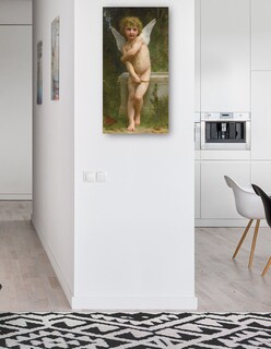 Foto 4 | Cuadro Decorativo - Amor Picado (1894)- William Bouguereau - Religión - 34x64 - Impresión En Lienzo - Fine Art Tj