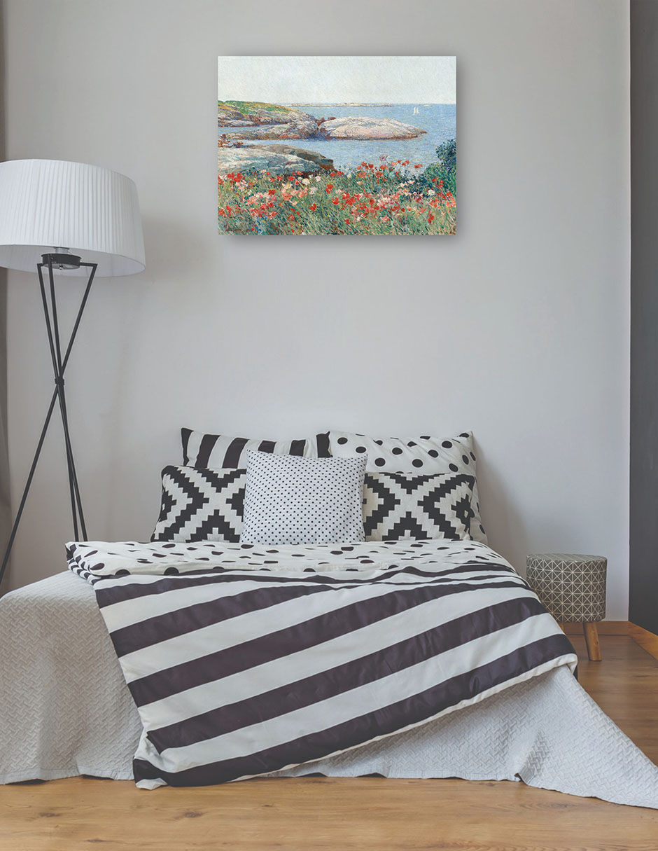 Foto 4 pulgar | Cuadro Decorativo - Amapolas, Isles Of Shoals, 1891- Childe Hassam - Costa - 28x36 - Impresión En Lienzo - Fine Art Tj