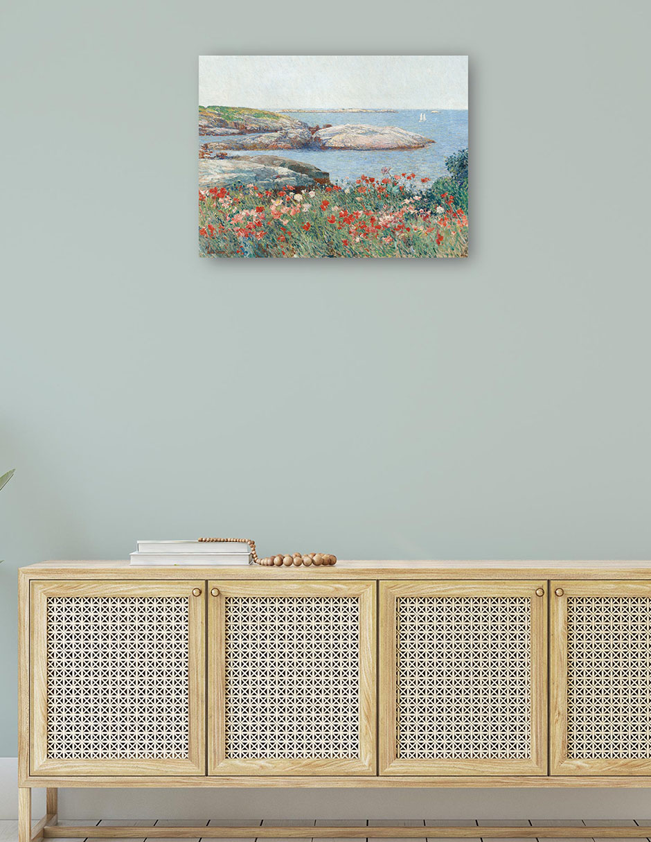 Foto 5 pulgar | Cuadro Decorativo - Amapolas, Isles Of Shoals, 1891- Childe Hassam - Costa - 28x36 - Impresión En Lienzo - Fine Art Tj