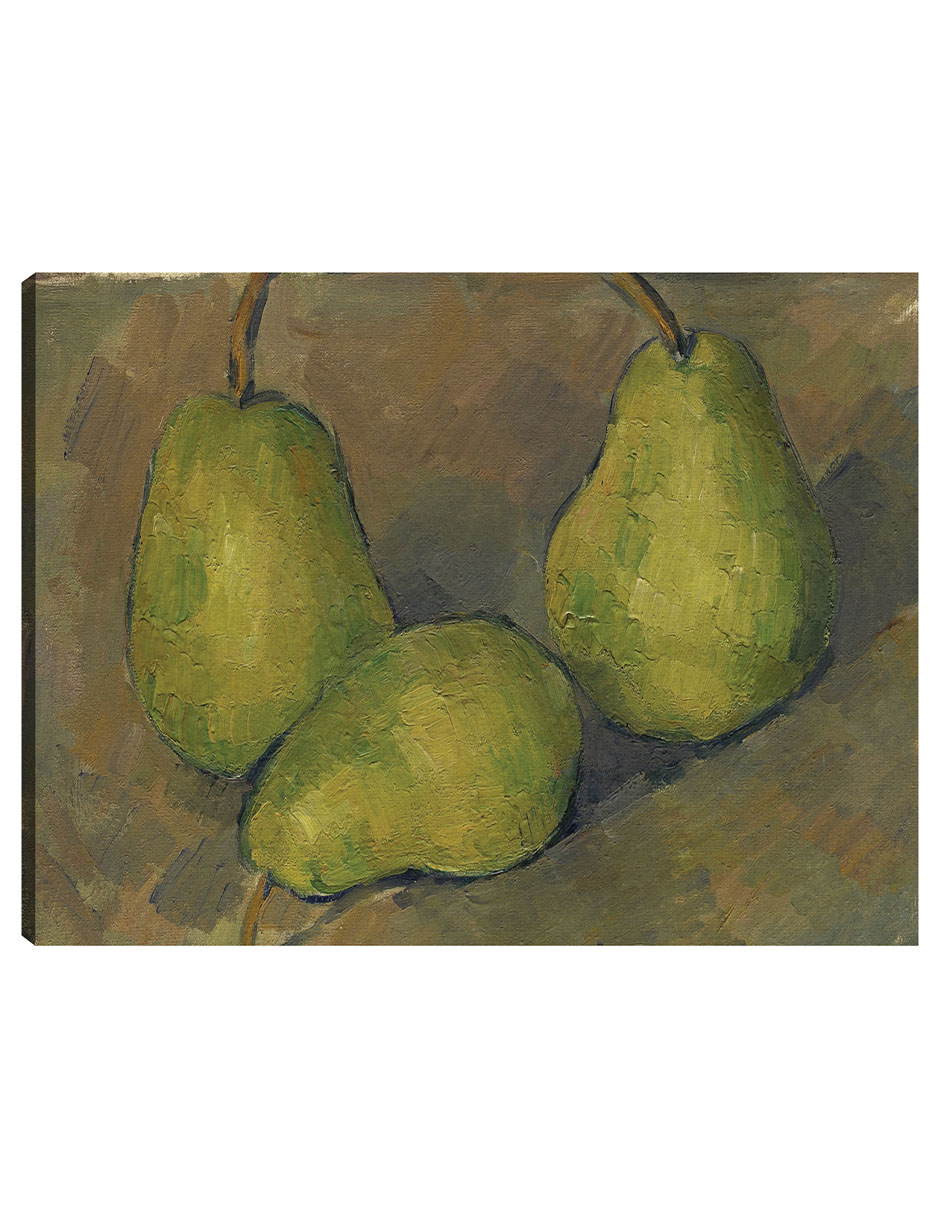 Cuadro Decorativo - Tres Peras (1878-1879)- Paul Cézanne - Religión - 69x92 - Impresión En Lienzo - Fine Art Tj