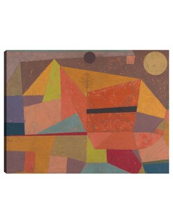 Foto 1 | Cuadro Decorativo - Alegre Paisaje De Montaña (1929)- Paul Klee - Abstracto - 69x92 - Impresión En Lienzo - Fine Art Tj