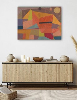 Foto 5 | Cuadro Decorativo - Alegre Paisaje De Montaña (1929)- Paul Klee - Abstracto - 69x92 - Impresión En Lienzo - Fine Art Tj