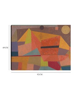 Foto 6 | Cuadro Decorativo - Alegre Paisaje De Montaña (1929)- Paul Klee - Abstracto - 69x92 - Impresión En Lienzo - Fine Art Tj
