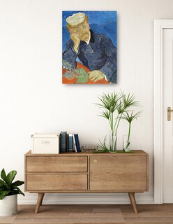 Foto 3 | Cuadro Decorativo - Dr. Paul Gachet- Vincent Van Gogh - Fotografía - 69x92 - Impresión En Lienzo - Fine Art Tj
