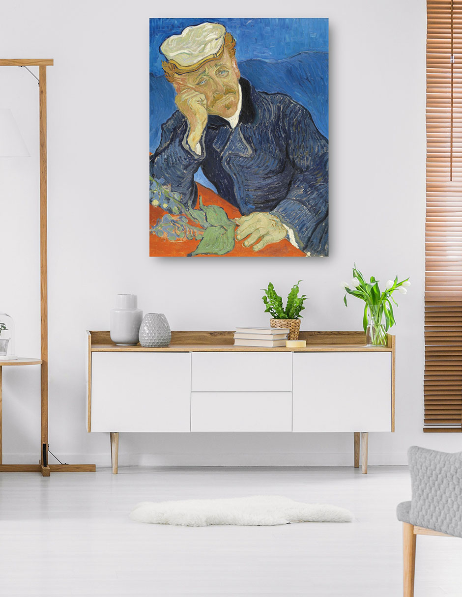 Foto 5 | Cuadro Decorativo - Dr. Paul Gachet- Vincent Van Gogh - Fotografía - 69x92 - Impresión En Lienzo - Fine Art Tj