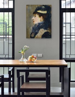 Foto 4 | Cuadro Decorativo - Retrato De Una Dama- Edouard Manet - Fotografía - 28x36 - Impresión En Lienzo - Fine Art Tj