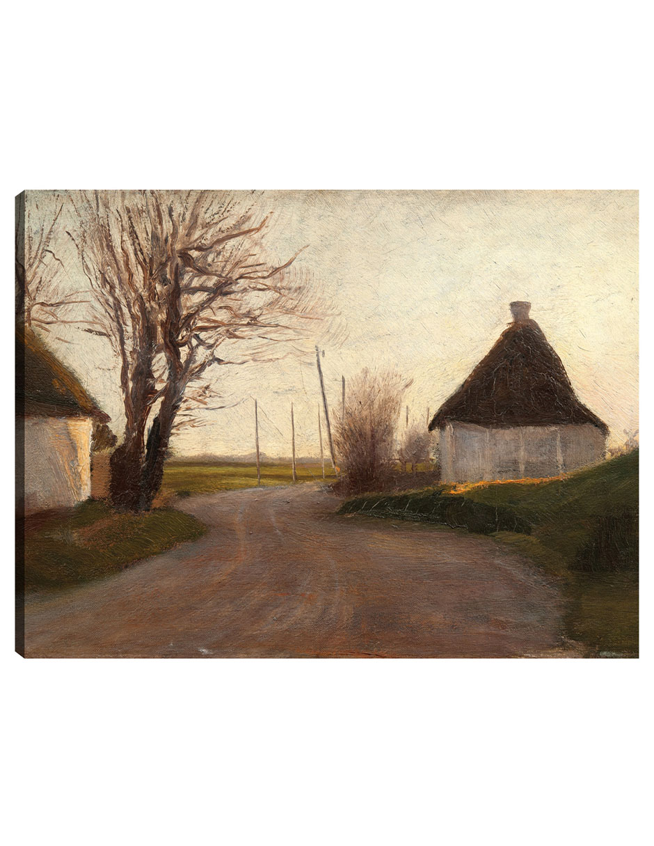 Foto 2 pulgar | Cuadro Decorativo - Paisaje (antes De 1902)- Laurits Andersen Ring - Religión - 28x36 - Impresión En Lienzo - Fine Ar