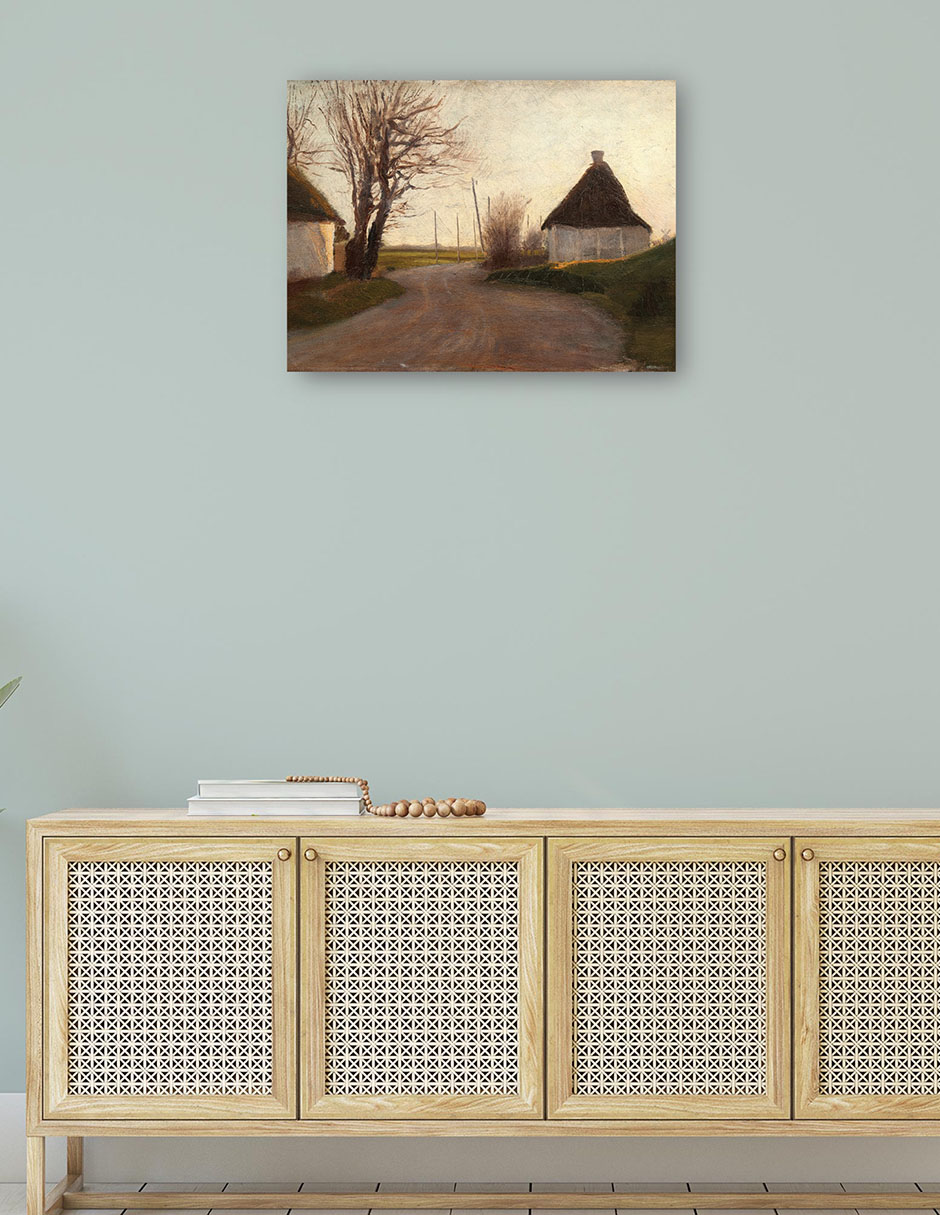 Foto 5 pulgar | Cuadro Decorativo - Paisaje (antes De 1902)- Laurits Andersen Ring - Religión - 28x36 - Impresión En Lienzo - Fine Ar