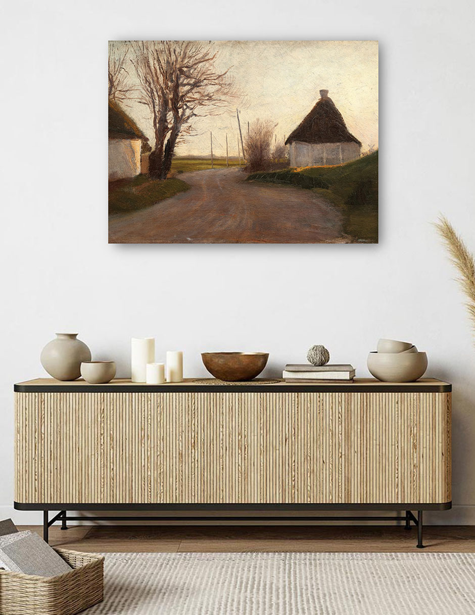 Foto 6 pulgar | Cuadro Decorativo - Paisaje (antes De 1902)- Laurits Andersen Ring - Religión - 28x36 - Impresión En Lienzo - Fine Ar