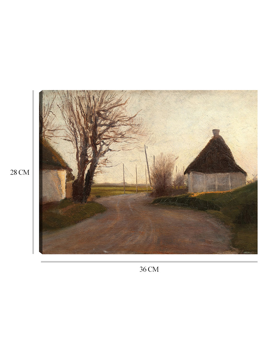 Foto 7 pulgar | Cuadro Decorativo - Paisaje (antes De 1902)- Laurits Andersen Ring - Religión - 28x36 - Impresión En Lienzo - Fine Ar