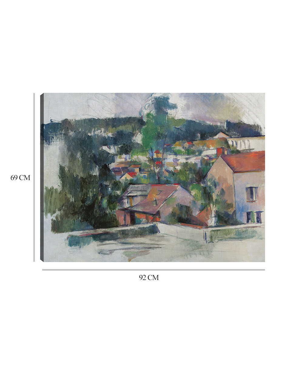 Foto 7 pulgar | Cuadro Decorativo - Paisaje- Paul Cézanne - Religión - 69x92 - Impresión En Lienzo - Fine Art Tj
