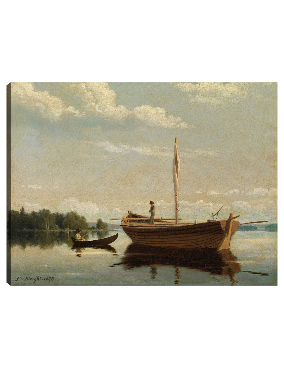 Cuadro Decorativo - En Las Islas De Kuopio (1878)- Ferdinand Von Wright - Religión - 69x92 - Impresión En Lienzo