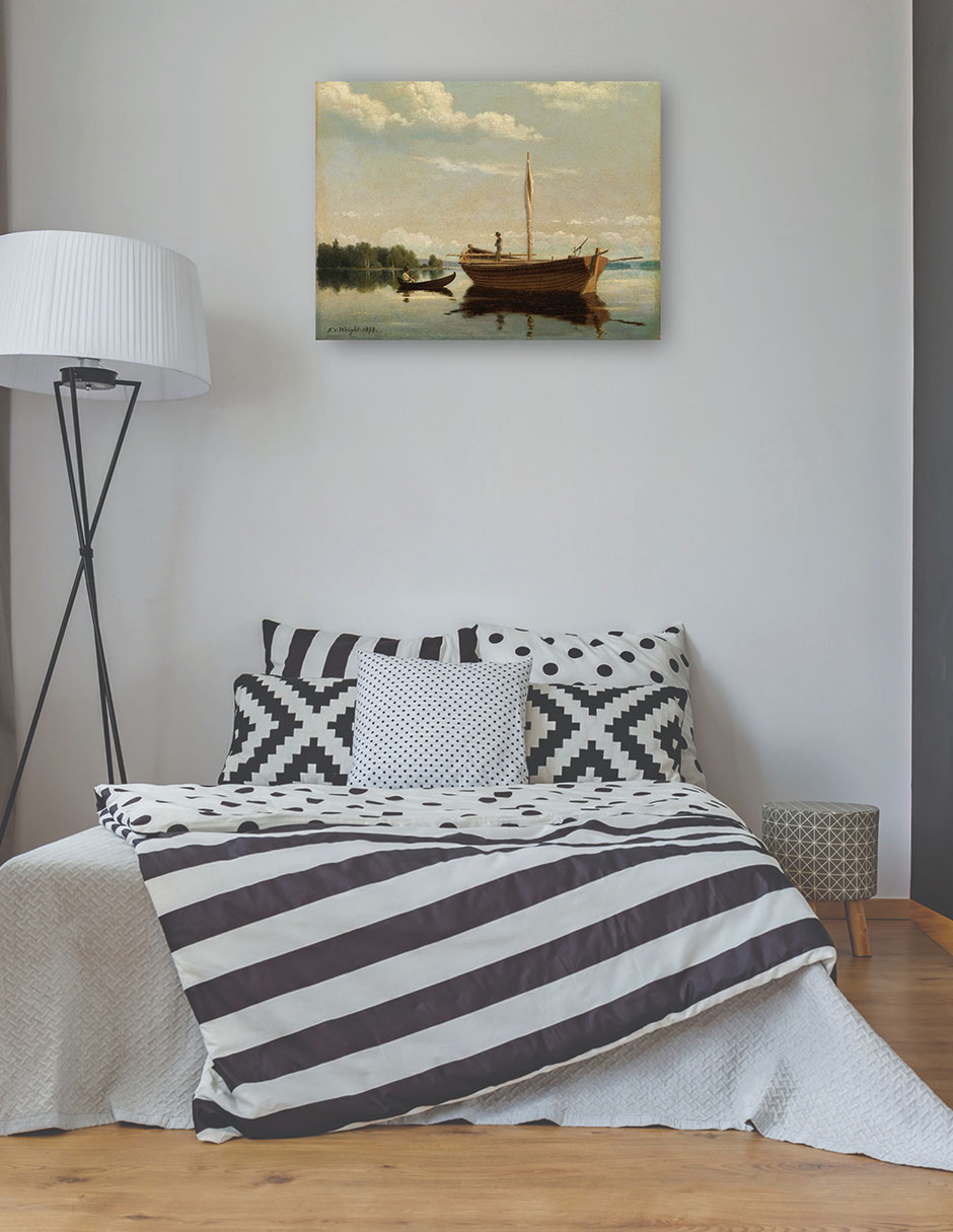 Foto 4 pulgar | Cuadro Decorativo - En Las Islas De Kuopio (1878)- Ferdinand Von Wright - Religión - 69x92 - Impresión En Lienzo