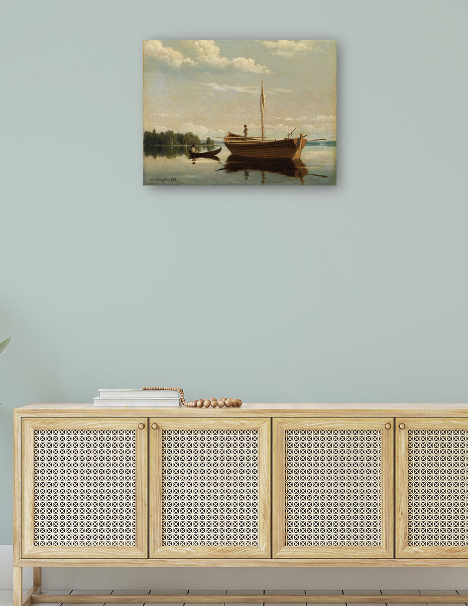 Foto 4 | Cuadro Decorativo - En Las Islas De Kuopio (1878)- Ferdinand Von Wright - Religión - 69x92 - Impresión En Lienzo