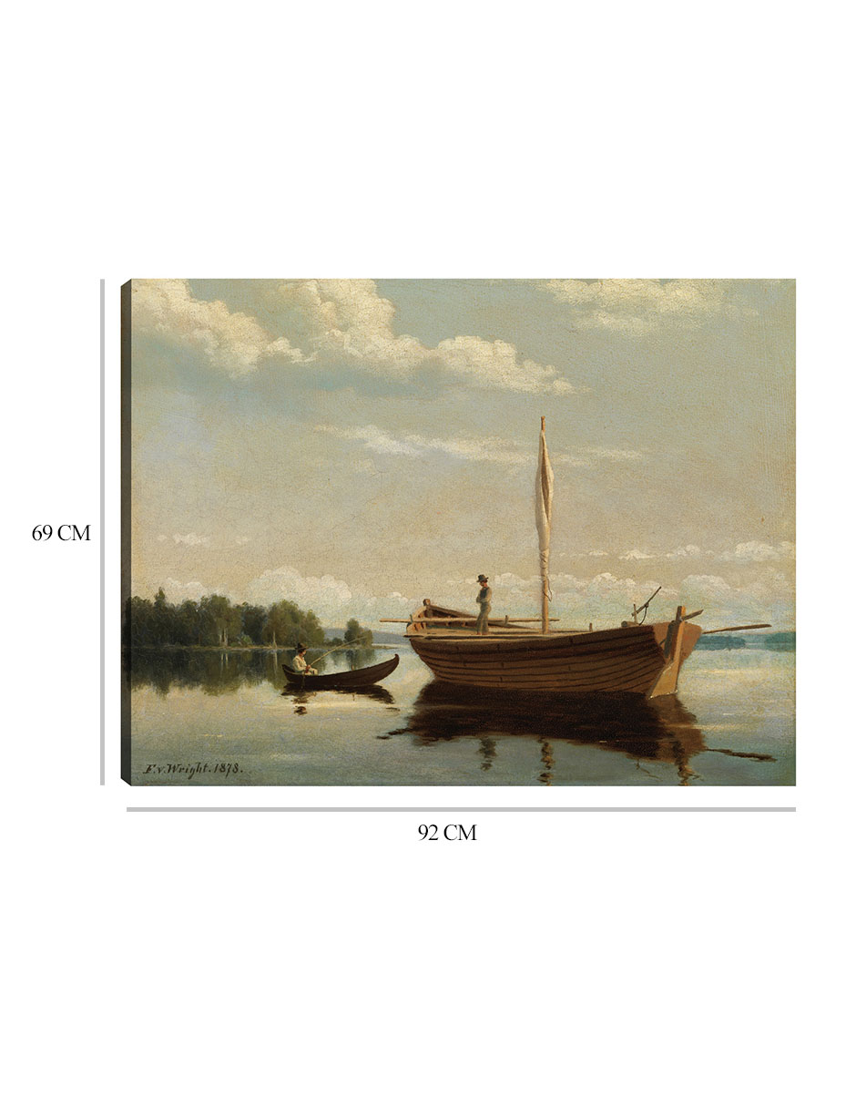 Foto 7 pulgar | Cuadro Decorativo - En Las Islas De Kuopio (1878)- Ferdinand Von Wright - Religión - 69x92 - Impresión En Lienzo