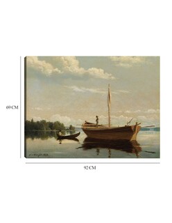 Foto 6 | Cuadro Decorativo - En Las Islas De Kuopio (1878)- Ferdinand Von Wright - Religión - 69x92 - Impresión En Lienzo