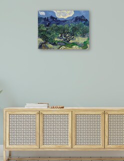Foto 4 | Cuadro Decorativo - Los Olivos- Vincent Van Gogh - Paisaje - 46x61 - Impresión En Lienzo - Fine Art Tj