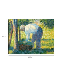 Foto 6 | Cuadro Decorativo - El Jardinero (1882-1883)- Georges Seurat - Fotografía - 46x61 - Impresión En Lienzo - Fine Art Tj