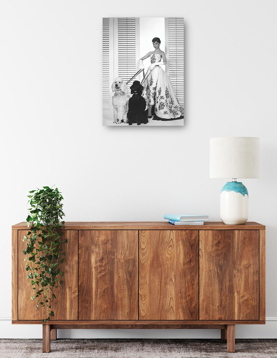 Foto 3 pulgar | Cuadro Decorativo - Audrey Hepburn En Sabrina (1954)- Unknown - Fotografía - 28x36 - Impresión En Lienzo - Fine Art Tj